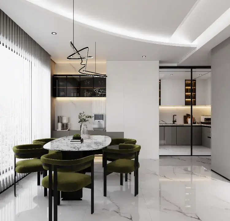 Royal Vistaa Residence open plan dining area luxury apartment interior Westlands Nairobi