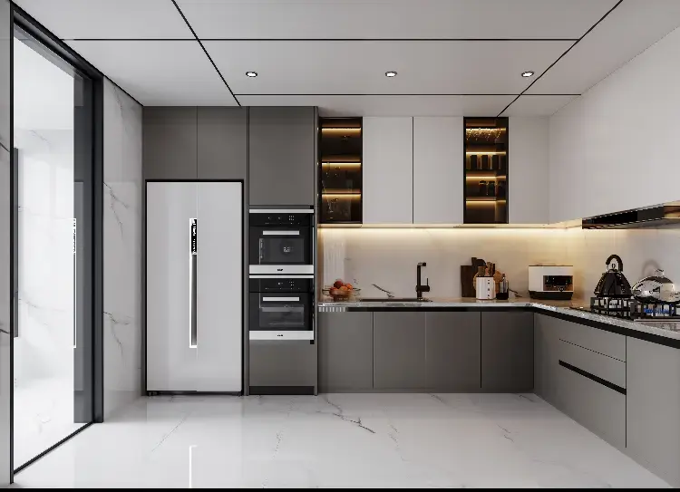 Royal Vistaa Residence modern fitted kitchen interior apartments for sale Westlands Nairobi