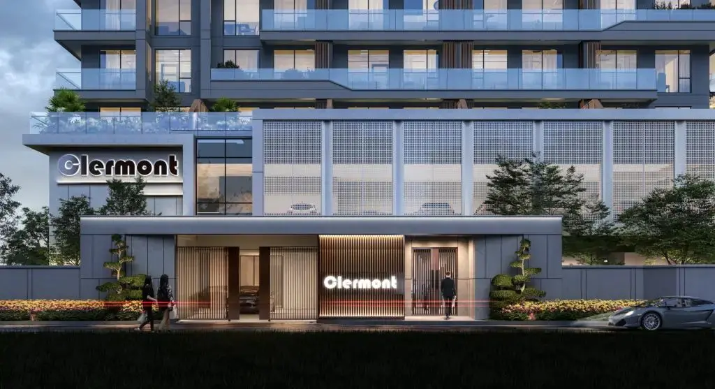 Clermont Residence luxury apartments main entrance in Westlands Nairobi featuring modern architecture and premium residential development
