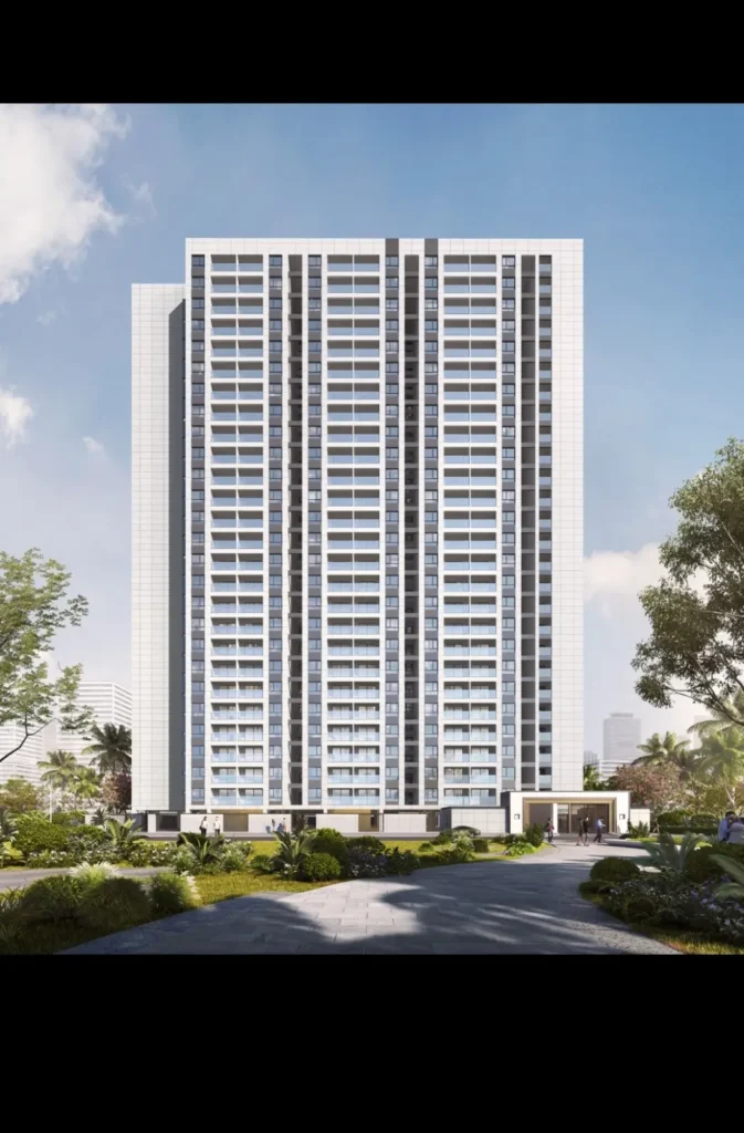 High-rise exterior view of Lovi Crescent Apartments in Westlands Nairobi showing modern residential tower architecture